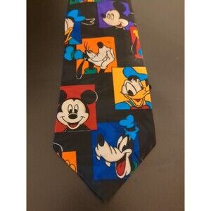 Mickey Unlimited Neck Tie Men's Disney Goofy Donald Pluto